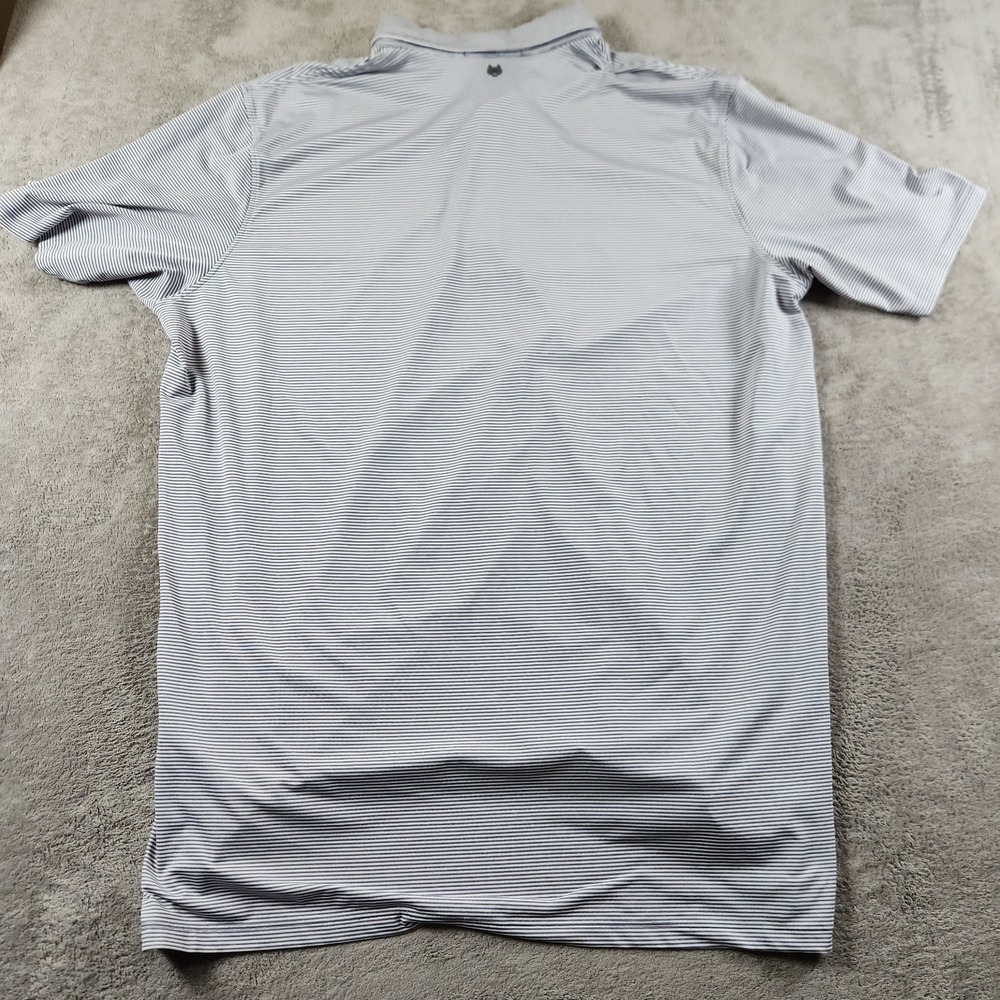 Greyson Golf Polo Shirt Mens size‎ 2XL Short Sleeve Stripe Recycled Polyester - Picture 4 of 10